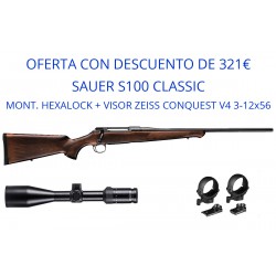 OFERTA Rifle Sauer S100 Classic / Monturas y Visor